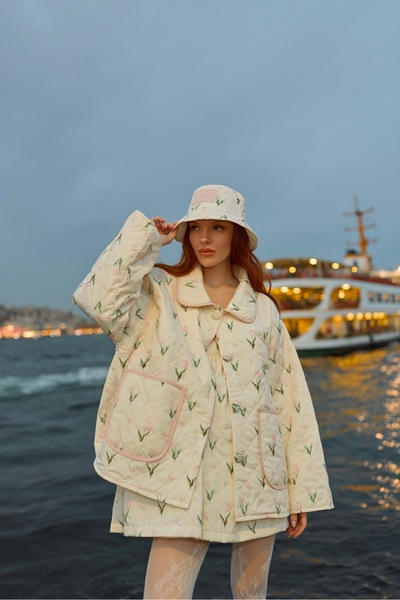 FLAINER Tulip Jam Bucket Şapka