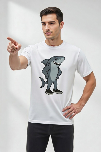Rabona Fashion Combinația Hunter Shark – Tricou cu design / Maiou (Opțional)