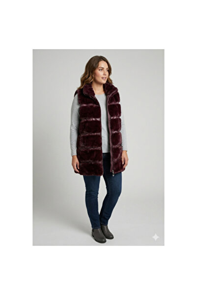 OEM Vestă Grena din Blană Artificială si Piele Ecologică