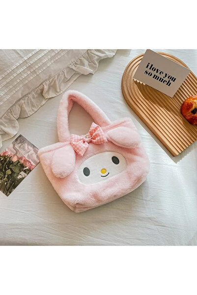 Besify Sanrio Kuromi Peluş Çanta Lila Kuromi Çanta Y2k Sanrio Kawaii Kuromi P...
