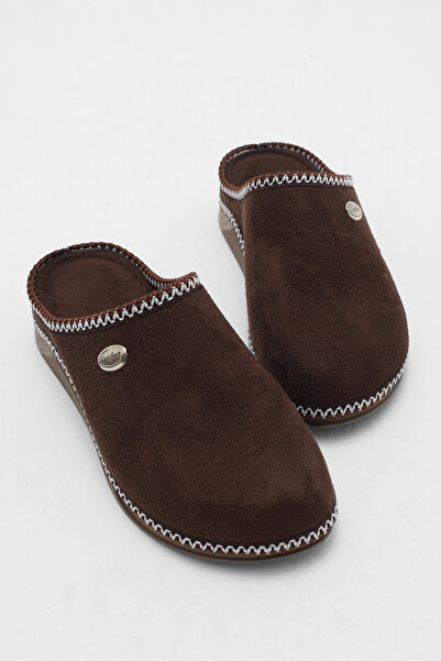 Tonny Black Women's Brown Comfortable Fit PU Sole Daily Slipper