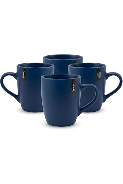 Feelings Stoneware Mug Set of 4 | Ceramic Coffee Mug Set for Tea, Coffee, and...