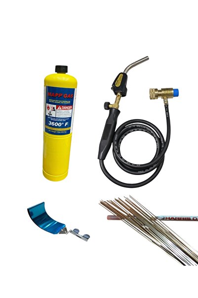 Universal MAP Gaz Kaynak Seti – Kaynak Teli ve Alev Koruyucu Komple Set