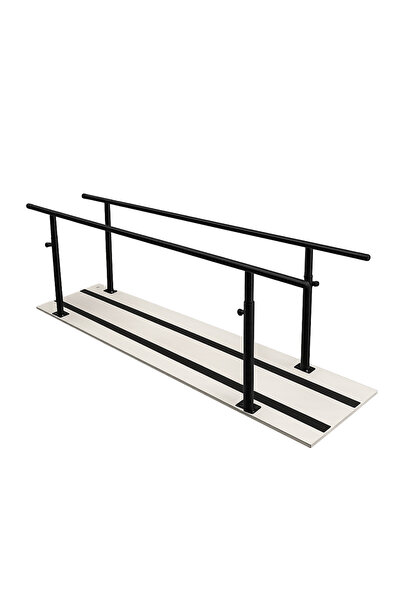 Fizik Tedavi Paralel Bar 180cm Uzunluk Yükseklik Ayarlanabilir Kaydırmaz Şeritli