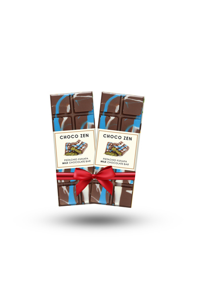 Choco Zen شوكولاتة دبي (عبوة من قطعتين / 65 غرام) كنافة بالفستق - يتم التوصيل...