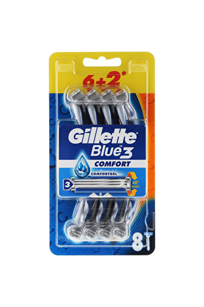 Gillette Blue III Plus Comfort, aparat de ras, 6+2 δωρεάν
