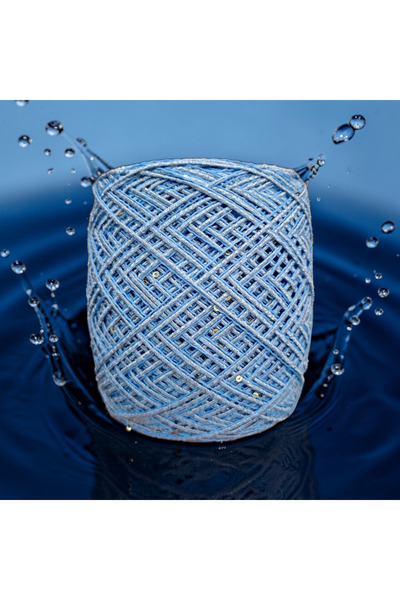 Kırlangıç خيط حياكة يدوي بتصميم مزيج من الخيوط والترتر 200 جرام