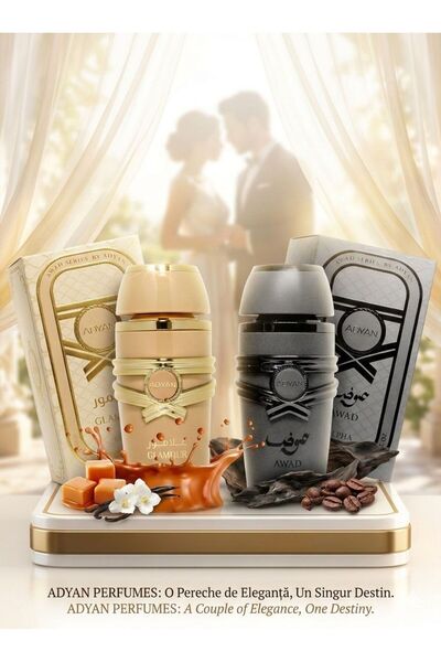 Adyan Set Cuplu Parfumuri Arabesti - Awad & Glamour -Cadoul Perfect Pentru El...