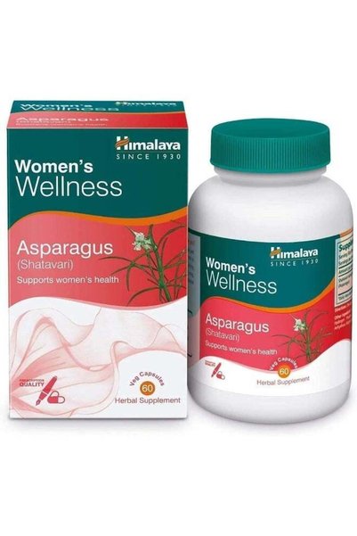 Himalaya Herbals Asparagus Shatavari Supports Women's Health Veggie Capsule