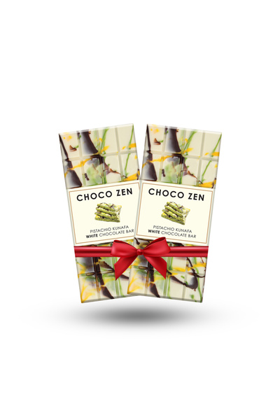 Choco Zen شوكولاتة دبي (عبوة من قطعتين / 100 غرام) كنافة بالفستق - يتم التوصي...