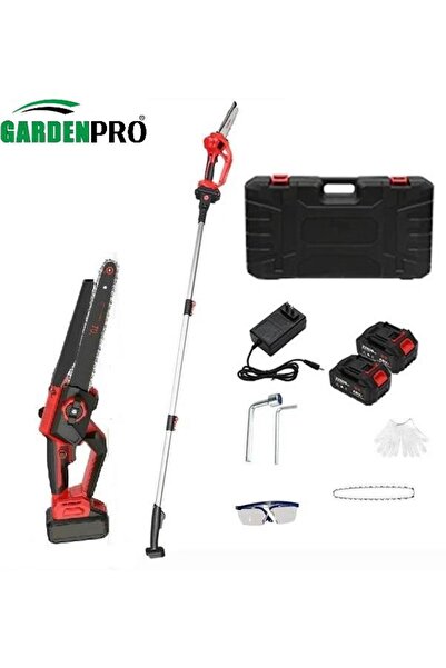GARDENPRO VST9C202 Lityum Akülü Uzatma Aparatlı Budama Testeresi