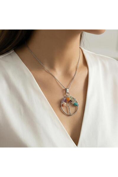 Taş Sandığı Pisces Tree of Life Necklace - Stainless Steel