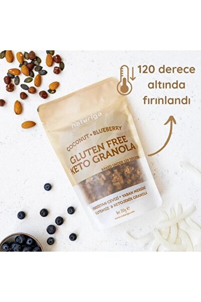 Naturiga Glutensiz Ketojenik Granola 250gr