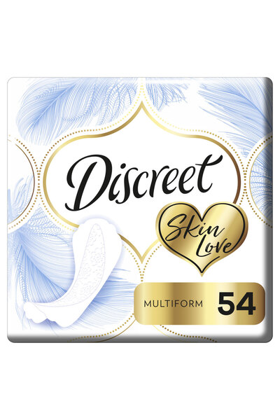 Discreet Skin Love, absorbante zilnice, Multiform, 54 buc
