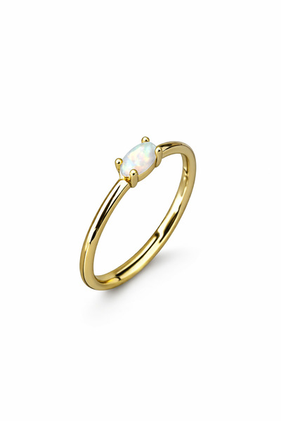 Sade Accessory Opal Taşlı Serçe Yüzük