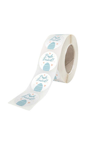 Papette Rola 1000 Stickere/Etichete autoadezive Model Paște Soft Spring Eggs ...