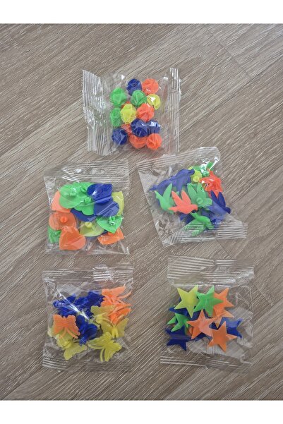 Hobbys Bisiklet Jant Süsleri 5 Paket Jant Süsü (KUŞ, KELEBEK, KALP, YILDIZ, B...