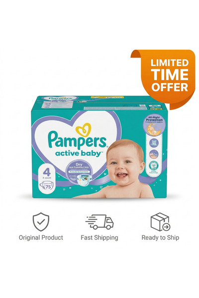 Pampers Cutie pentru scutece, Protecție activă pentru bebeluși toată noaptea,...