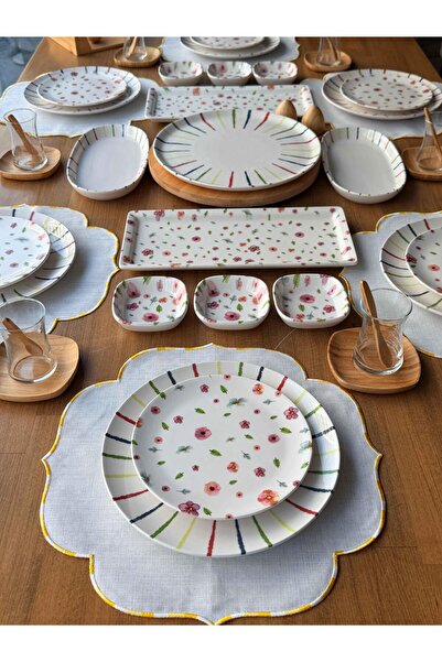 ROSSEV Kahvaltı Takımı Vega 6 Kişilik 52 Parça