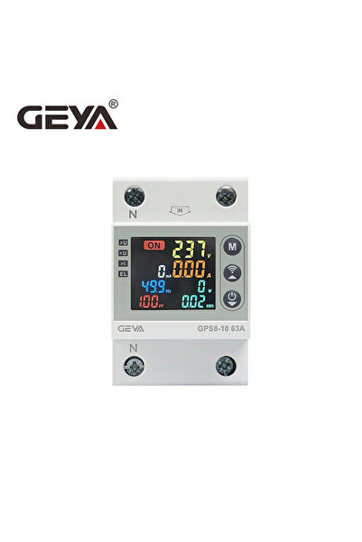 GEYA GPS8-10 63A 230V – Releu de protecție WiFi pentru supratensiune, subtens...