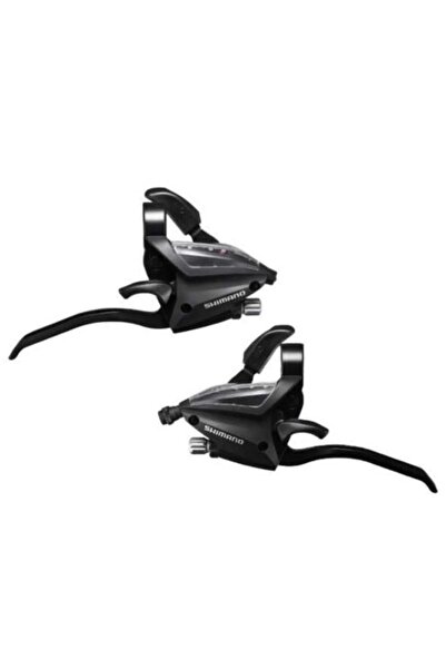 Shimano St-ef500-2a 3x8 Vites Ön Arka Vites Fren Kolu Siyah