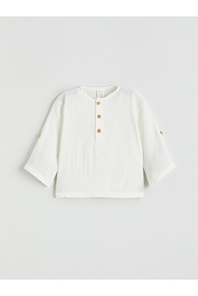 LC Waikiki Lcw Baby Hakim Yaka Baby Boy Muslin Shirt