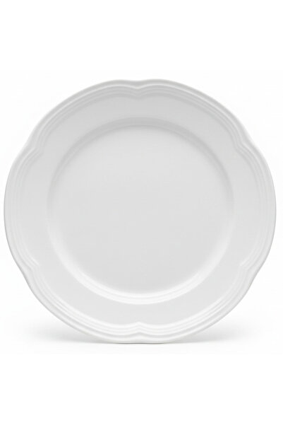AKDC Luhpar Classic White Round Ceramic Side Plate, 7.76 Inch – Compact Snack...