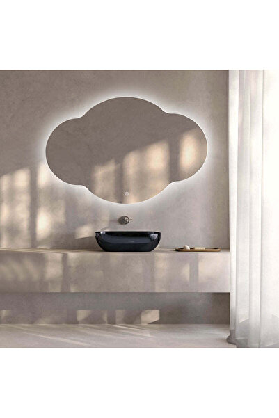 shark design Oglindă LED Premium Cloud 80×60 cm, tactilă, 3 tipuri de lumină ...