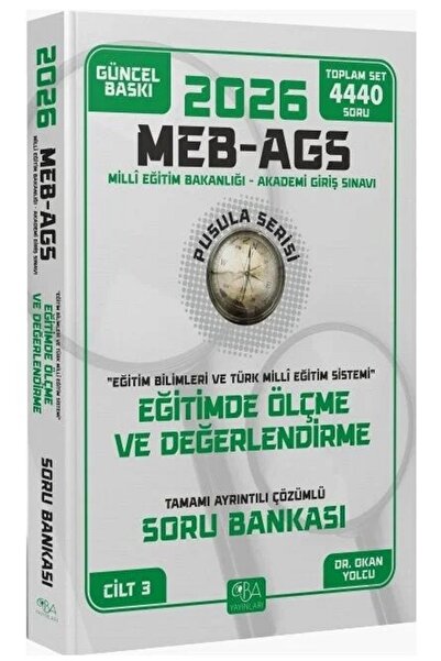 İndeks Akademi Yayıncılık YENİ AGS - CBA Yayınları 2026 MEB-AGS Eğitim Biliml...