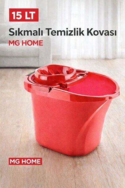 VENON 15 Litre ❤️ Pratik Sıkmalı Temizlik Kovası Plastik Su Kovası Mop Kovası...