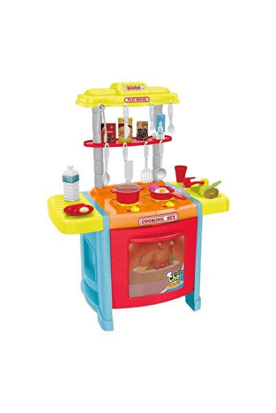 little chef مجموعة مطبخ واقفة مع صوت وضوء