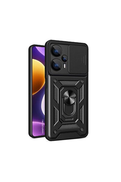 HANPORIUM حافظة تانك متوافقة مع هاتف Poco F5 - غطاء خارجي مدرع للحماية من الص...