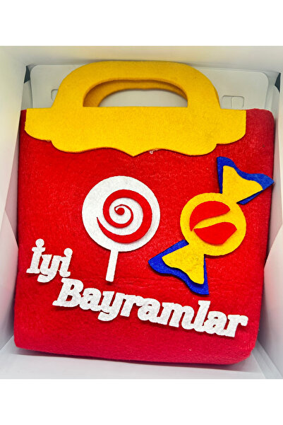 Keçebahçesi Kayseri Çocuk Bayram Şekeri Çantası,Keçe Şeker Toplama Çantası, R...