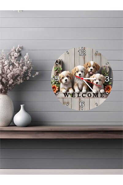 Altınuç Art Design 3D Görünümlü Ahşap Duvar Saati V15 24x24 cm