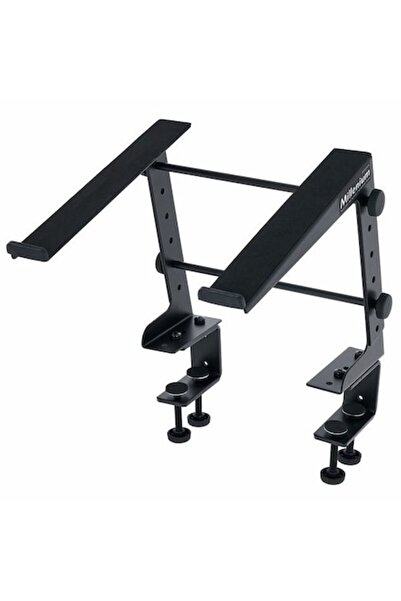 Millenium Suport pentru laptop, negru, pentru DJ, cu clemă de masă