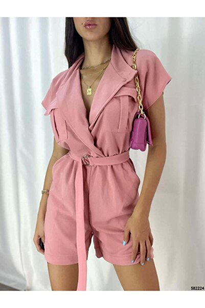 Modafeminen Κρεπ Υφασμάτινη φόρμα σορτς 582224 Πούδρα