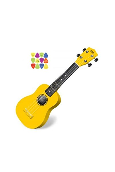 Classic Cantabile Set de ukulele soprano US-100 YE cu 12 penițe