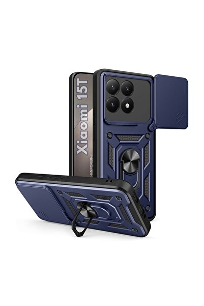 HANPORIUM حافظة Mi 15T المتوافقة مع الهاتف - غطاء خارجي مدرع للحماية الإضافية...