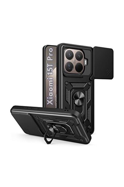 HANPORIUM حافظة متوافقة مع هاتف Mi 15T Pro - غطاء خارجي مدرع للحماية الإضافية...