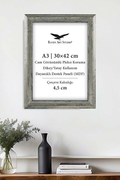 Raven Art Studio Relic A3-30x42cm Argintiu pentru imagini, fotografii, docume...