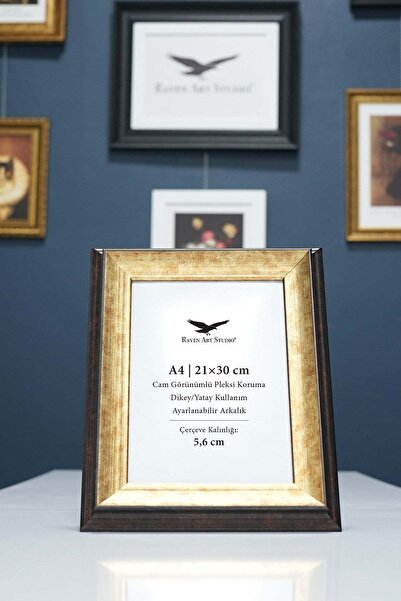 Raven Art Studio Aura A4-21x30cm Aur antic pentru tablouri, fotografii, docum...