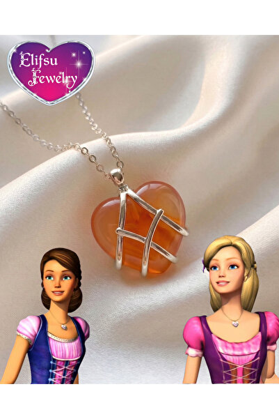 Elifsu Jewelry Barbi Diamond Castle Doğal Taşlı Kolye Arkadaşlık Kolyesi