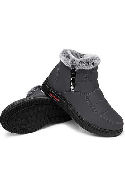 OEM Ghete de iarnă pentru femei, impermeabil, ușor, gri 39