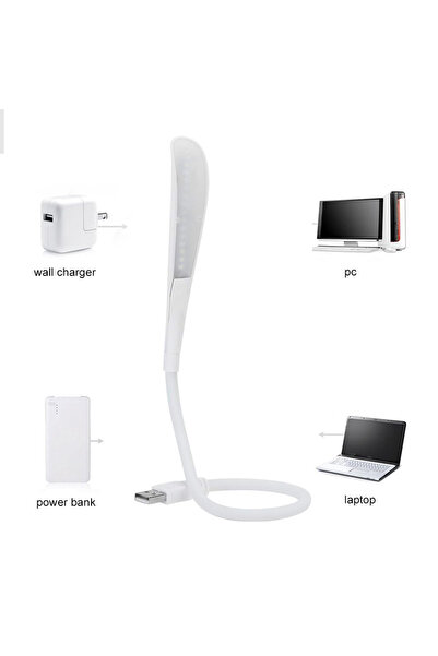 Allians Esnek 3 Seviye Dokunmatik USB LED Masa Okuma Lambası