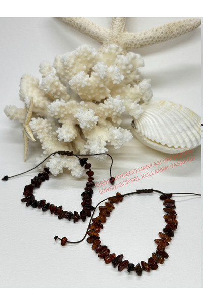 gemsartdeco Amber Bracelet with Cord Special Design