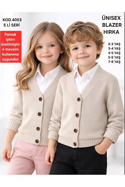 BABYLY Dört Mevsim Kolu Triko Hırka 2.3.4.5.6.7.8 Yaş