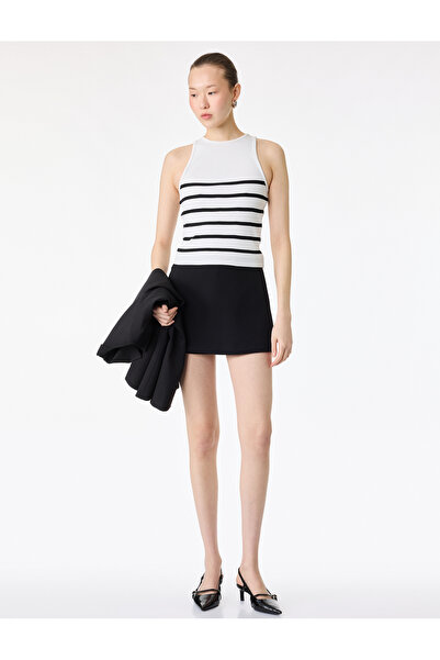Koton Black Women Polyester Skirts