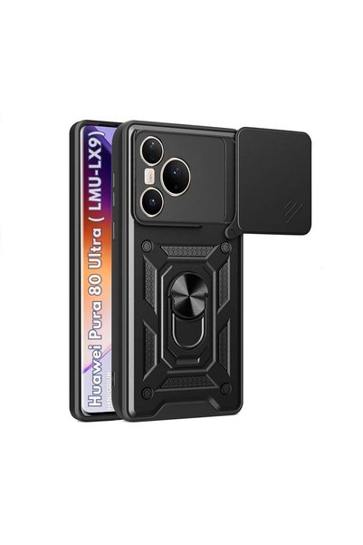 HANPORIUM Huawei Pura 80 Ultra Compatible Tank Case - Armored Outdoor Cover w...