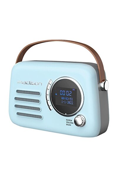 Madison Radio portabil FM/DAB vintage de 30W cu funcție Bluetooth/AUX