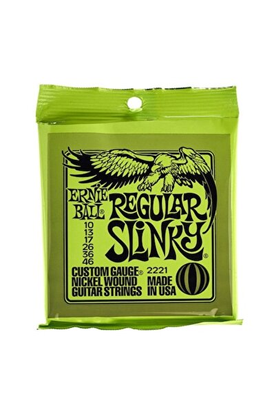 Jenuos Set de corzi Ernie Ball Light pentru chitară electrică, Grosime 10-46,...